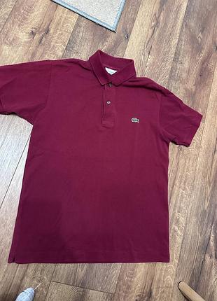 Чоловіче бордове поло lacoste
