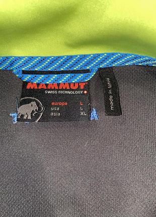 Яскрава куртка софтшелл mammut softech colorblock оригінал 4