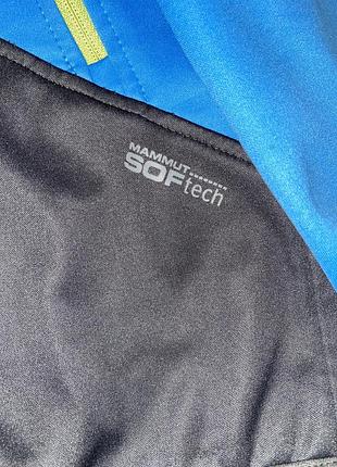 Яскрава куртка софтшелл mammut softech colorblock оригінал 6
