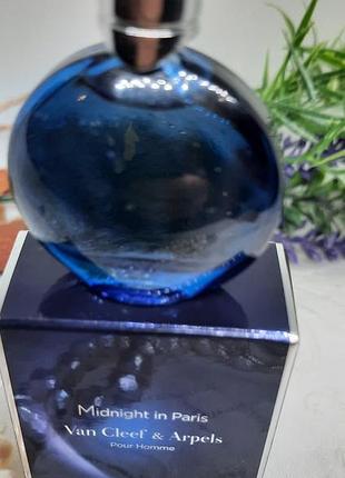 Van cleef &amp; arpels — midnight in paris (4.5 мл edt) —2010 года, винтаж коробка, для мужчин, унисекс