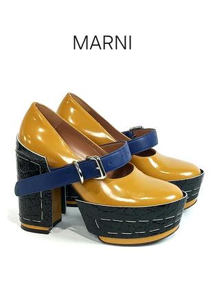 Дизайнерські туфлі marni на платформі оригінал