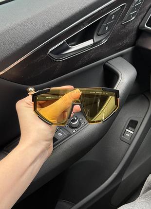 Очки prada linea rossa yellow/black sps 04w dgo-04q 130 3n