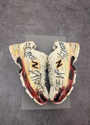 Кроссовки new balance 530 custom white beige