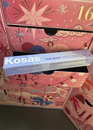 Туш для вій kosas, чорна, hypnotize, kosas soulgazer lengthening mascara + lash serum in 1, 10,5 ml