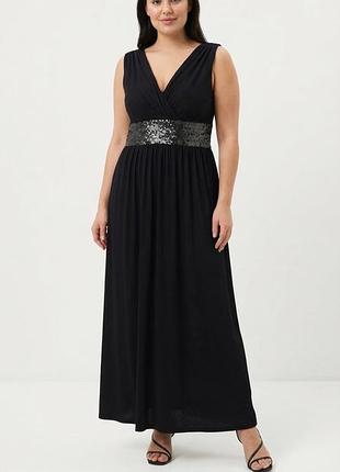 Вечерняя максы-платье бренда asos с пайетками