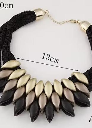 Стейтмент-кольє «industrial chic» 5