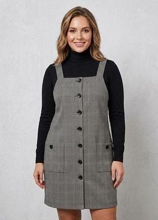 Новий сарафан у клітку pep&co (eur 42 / l-xl)