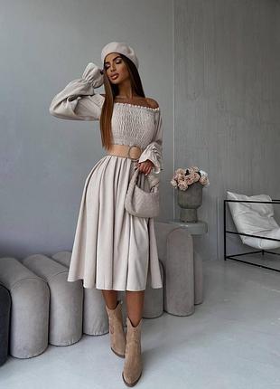 Сукня вельветова