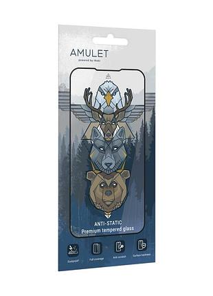 Захисне скло amulet 2.5d hd antistatic for xiaomi 14t/14t pro/redmi note 14 pro/13 pro чорний
