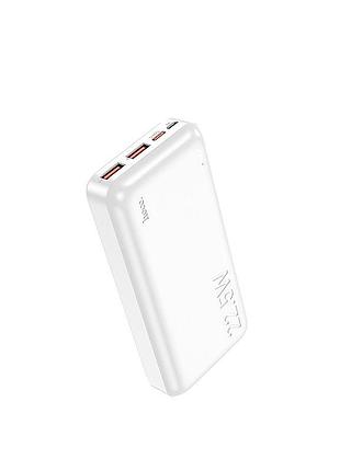Зовнішній акумулятор hoco j101a astute 22.5w fully compatible power bank 20000mah white