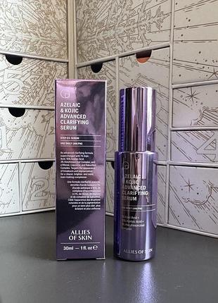 Сироватка alies of skin azelaic & kojic advanced clarifying serum, 30 ml