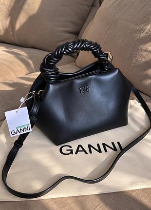 Сумка  жіноча ganni  чорна 3