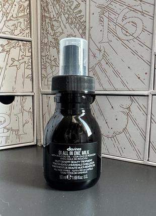 Незмивне молочко для волосся davines oi all in one milk, 50 мл