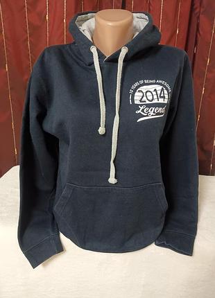 Жіноча кофта худі з капюшоном чорна just hoods xs/s розмір