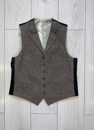 Мужская шерстяная безрукавка polo ralph lauren size 50 (m-l)