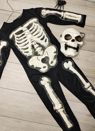 Костюм скелета скелетик череп хелловін halloween