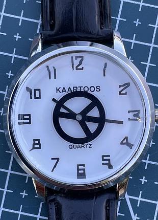 Годинник наручний кварцовий kaartoos (каартоос) / дизайнерський циферблат