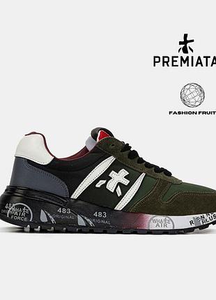 Premiata green & red