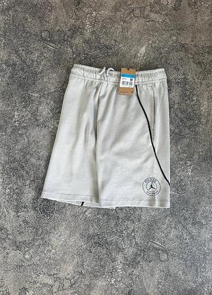 Шорти чоловічі nike m j psg flc short сірі