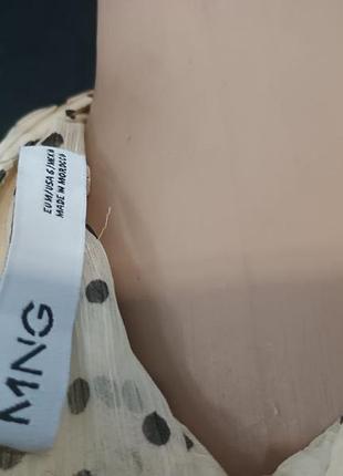 Блуза в горошок від mango (mng) р. м 4