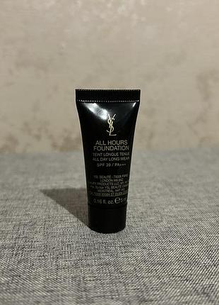 Стійкий тональний крем yves saint laurent all hours foundation