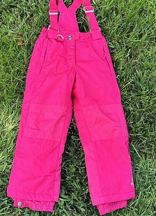 Зимові штани weatherproof 116р, лижні h&m