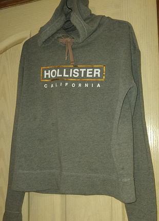 Худи с капюшоном бренда hollister 
размер xs