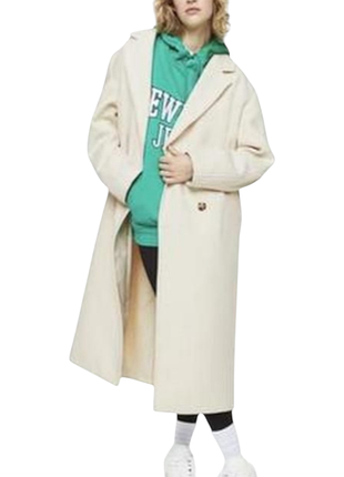 Двобортне пальто оверсайз h&m (розмір xs) 6