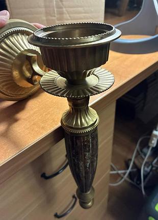 Вінтажний настінний свічник