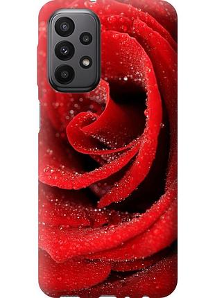 Чохол силіконовий на телефон samsung galaxy a23 a235f червона троянда "529u-2587-58250"
