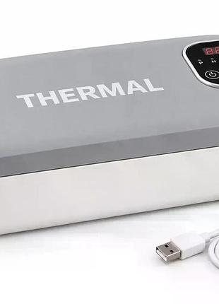 Ланч-бокс з підігрівом thermal dt-1650 • бездротовий електричний ланч-бокс thermal dt-1650 з акумулятором для їжі