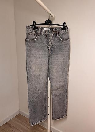 Джинси жіночі zara сірі розмір 36 (xs-s)