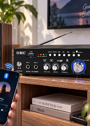 Усилитель amp 688 bt 2ch 30 Вт с bluetooth 2