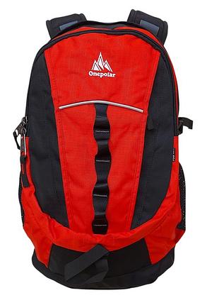 Рюкзак onepolar w1300 red — міський, 25 л, червоний