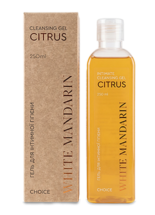 Гель цитрус для интимной гигиены white mandarin белый мандарин чойс