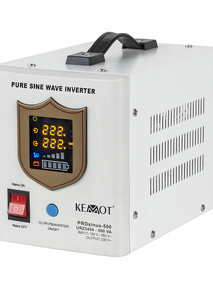 Дбж перетворювач напруги kemot prosinus 500 12/230v (500va/300w) urz3404