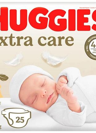 Підгузки huggies extra care 0 3.5 кг 25 шт (5029053548647)