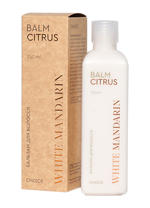 Бальзам цитрус для тонких и ослабленных волос balm citrus white mandarin украина белый мандарин