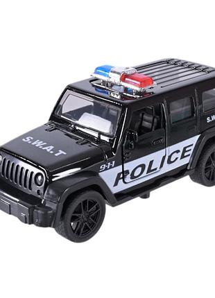 Машинка инерционная police ap4388-4 масштаб 1:43