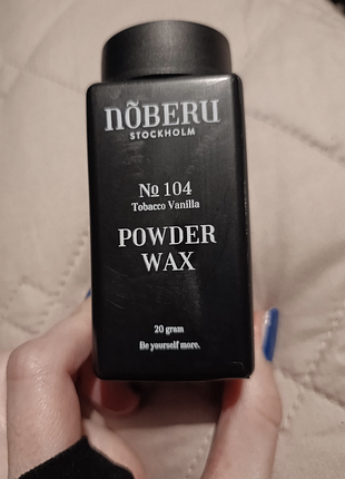 Пудра-воск для укладки волос noberu tobacco vanilla