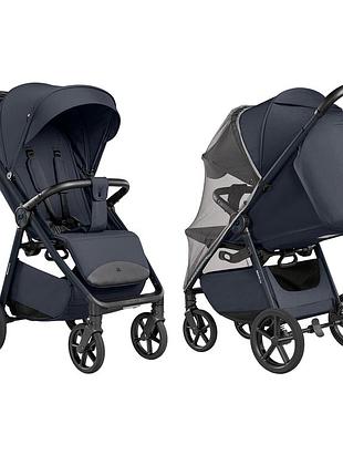 Прогулочная коляска carrello bravo lite crl-5529 piano black midnight blue