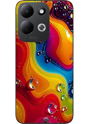 Чехол силиконовый epik для xiaomi redmi 17 с изображением радужный поток