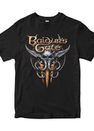 Футболка оверсайз astarion baldur's gate 3 (астарион балдурс гейт 3) черная/белая размер s — геймерский мерч, стритстайл