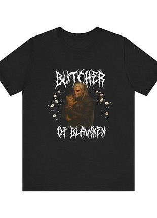Футболка оверсайз the witcher відьмак чорна/біла розмір s — геймерський мерч, стрітстайл
