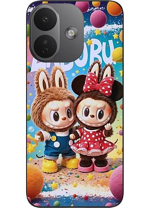 Силіконовий чохол epik для xiaomi redmi note 17 pro 5g з малюнком labubu друзі