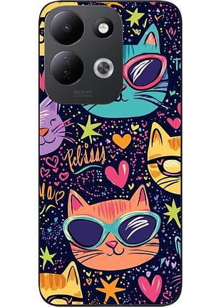 Чохол силіконовий epik для xiaomi redmi 17 з принтом райдужні кошенята