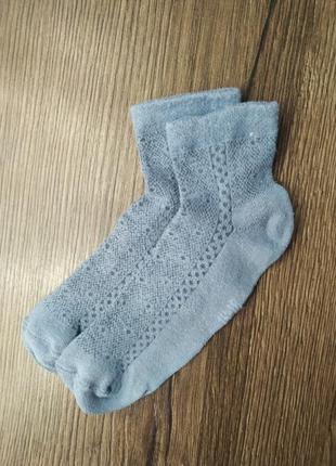 Шкарпетки літні білі, 14-16 см, р. 23-26