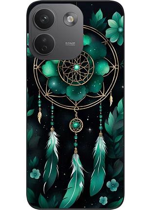 Силіконовий чохол бампер epik для xiaomi redmi note 17 pro max 5g з картинкою смарагдовий ловець снів
