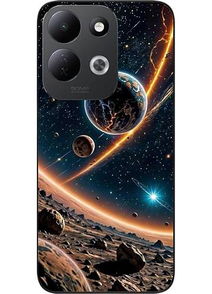 Силиконовый чехол epik для xiaomi redmi 17 с картинкой космический горизонт