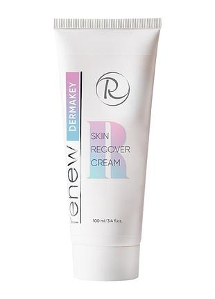 Відновлювальний живильний крем renew dermakey skin recover cream для всіх типів шкіри, м’якості та захисту 100 мл
